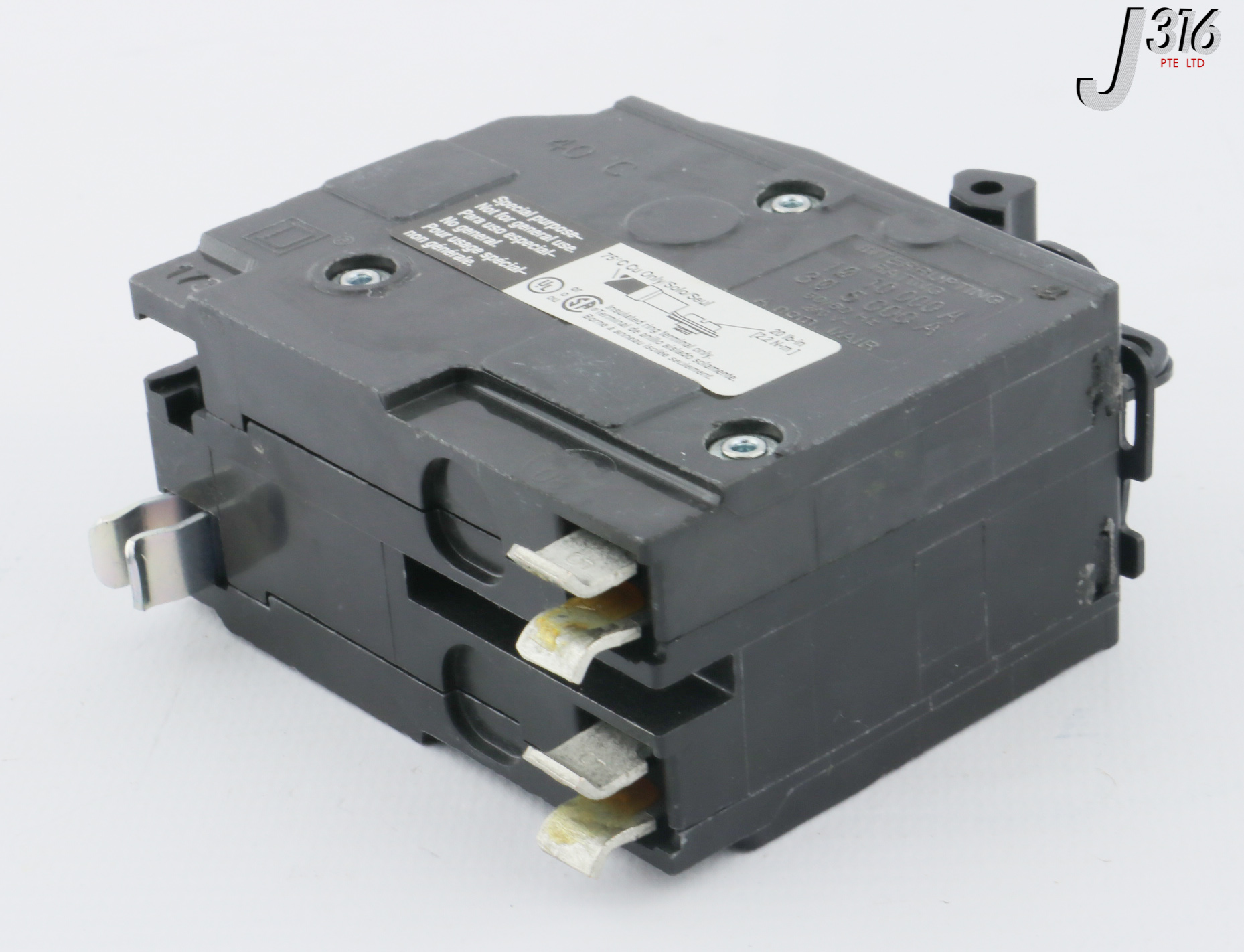 27284 SQUARE D CIRCUIT BREAKER, 15A W/ PADLOCK ATTACHMENT